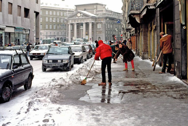 Corso Italia, Trieste, gennaio 1985